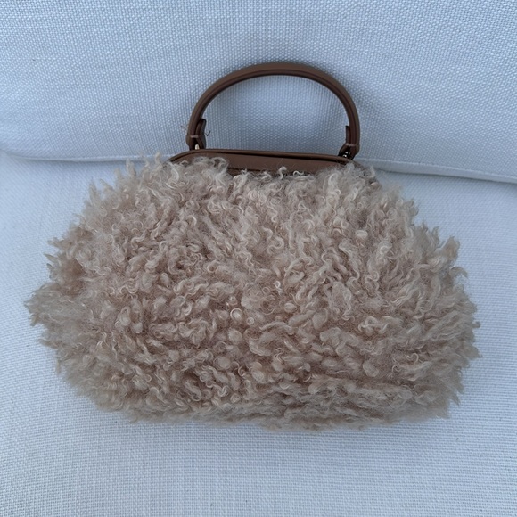 Zara Cream small fluffy bag - Picture 3 of 7